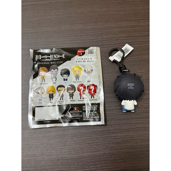 Death Note Series 1 Figural Bag Clip Keychain - L - Picture 2 of 2